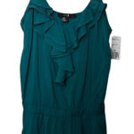 Forever 21   Women's Thin Strap Teal Rayon Romper With Pockets Sz L NWT Photo 0