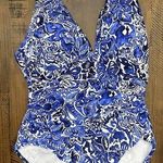 Lauren Ralph Lauren Tropic Floral Halter Print One Piece Swimsuit Photo 0