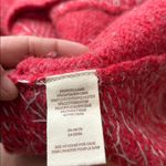 Free People  Red Fair Isle Cowl Neck Sweater Women’s M Wool Blend Winter Photo 7