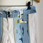 Alice + Olivia Sailboat Lighthouse Embroidered Flare Pants 10 Nautical Coastal Photo 2