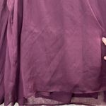 Joie Imperfect  long sleeved smocked top sheer overlay/sleeves deep wine large Photo 3