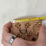 Christian Louboutin Panettone Studded Zip Around Wallet Leather Designer Nude Photo 10