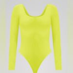 Lululemon NWT  Wundermost Ultra-Soft Nulu Square-Neck LS Bodysuit Size M Photo 6