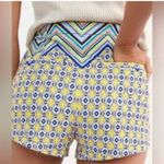 Anthropologie Maeve X  High-Waist Abstract Print Shorts size 6 Photo 1