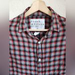 Frank & Eileen  Paul Gray and Red Button Down Long Sleeve Button Down Size Med Photo 2
