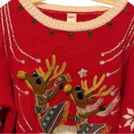 Holiday Time  Reindeer Christmas Sweater Photo 1