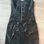Urban Outfitters Black Leather Dress Photo 0