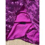 Sincerely Jules New Women’s  Sequined Ruched Mini Skirt Dark Pink size Medium Photo 3