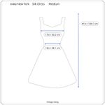 Y2K ANKA New York Dress Halter Size Medium Silk Glam Party Femme Club HOCO Blue Photo 10