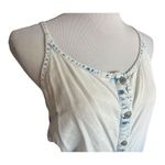 Celebrity Pink Womens  Acid Wash Denim Jean Criss Cross Back Sleeveless Romper  M Photo 2