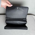 Giani Bernini Rosette Wallet Crossbody Black Faux Leather Crossbody Floral Photo 8