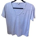 Lacoste  jersey knit striped cotton v neck short sleeve shirt Photo 0