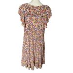 Old Navy  Women’s Waist Defined Fluter Sleeves Multicolored Floral Dress Size XL Photo 5