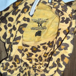 Cheetah print sweatshirt Yellow Size XL Photo 2
