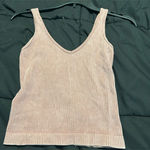 Aura Ribbed Tank Crop Top Dusty pink medium Photo 0