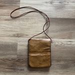 Puerto Rico Crossbody Handbag Women's Small Brown Synthetic Woven Strap Purse Photo 1