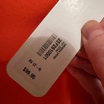 Soft Surroundings Caramba Dress Orange Open Shoulder Chiffon NWT Size XS 2-4 Photo 5