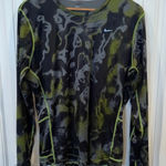 Nike  Running Gray And Black Long Sleeve Top Size XL Photo 0