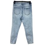 Altar'd State  Vervet SZ 30 Jeans Distressed Stretch Hi-Rise Light Wash Zip-Fly Photo 5