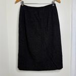 Vintage G.H. Bass & Co 100% Wool Wrap Skirt Women’s Sz 8 Charcoal Career Office Photo 2