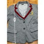 Target Women's  Exclusive Beetlejuice Astrid Graphic Blazer - Heather Gray XS Photo 7