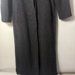 Vintage Donny Brook 100% Wool Long Trench Coat Gray Old Money City Classic 10 Photo 7