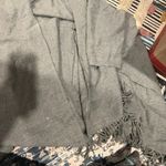 V. Fraas  grey poncho shawl Photo 1