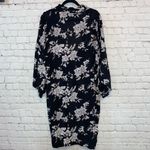 Spiritual Gangster Black Floral Kimono Photo 5