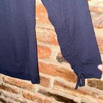 J.Crew  Point Sur Black V-Neck Cinched Sleeve Blouse Women's Size XS Photo 4