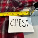 Duluth Trading Co Womens Plaid Flannel Shirt Long Sleeve Button Small Red Photo 5