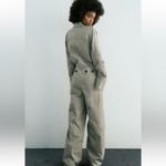ZARA  Full Length Gabardine Jumpsuit Photo 6