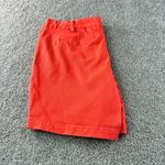 Lands' End Womens Fit 2 Coral Red Cotton Blend Shorts Size 16 Casual Vacation Photo 6