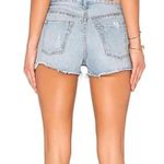 GRLFRND  Cindy High Rise Distressed Denim Shorts Size 26 Photo 1