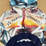 Perfect Moment Cropped Hoodie Size L White Blue Red Yellow Size L Photo 1