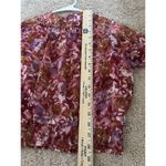 Sadie & Sage Cropped Floral Mock Neck Boho Girly Cute Blouse Top Size Small Pink Photo 6