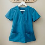 Grey's Anatomy Scrub Top Blue/Green Sz XS Photo 0