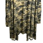 Myesper California Camouflage Open Front Cardigan Kimono Rayon Spandex 3X Camo Green Photo 5