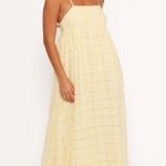 Petal and Pup Alyah Maxi Dress size Large yellow eyelet lace Photo 5