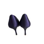 Badgley Mischka Salsa Royal Purple Plum Satin Heels Size 8 Photo 6