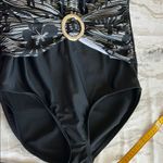 Merona Black and White One Piece Swimsuit Photo 12