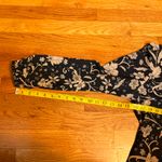 Who What Wear  Women Large Black Beige floral Print Long Sleeve Dress Office Work Photo 7