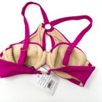 L'AGENT by Agent Provocateur Adrina Pink Cut Out Swim Top Photo 4