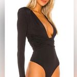 Lovers + Friends  Anya Black Thong Bodysuit Photo 0
