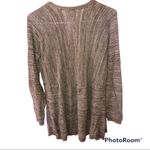 Wild Pearl Brand Open Knit Cotton Brown Cardigan Photo 1