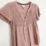 Knox Rose Womens Top Small Smocked Flowy Fairy Boho Cottagecore Girly Western Photo 4
