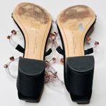Sophia Webster Dina Crystal Studded Rose Gold Clear PVC Black Heels Sandals Shoe Size 8 Photo 7