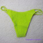 Aila Blue New Set! Free People x  lime green‎ bikini, top size S, Bottom size M Photo 7