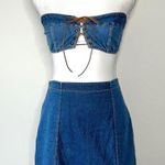 Victoria's Secret Y2K Victoria’s Secret Denim Skirt Set Photo 8