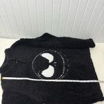 Disney  The Nightmare Before Christmas Fleece Sweatshirt Black Embroidered Size M Photo 6