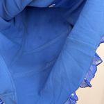 Shoshanna  Blue Marlene Floral Button Front Mini Dress Size 8 Formal Photo 6